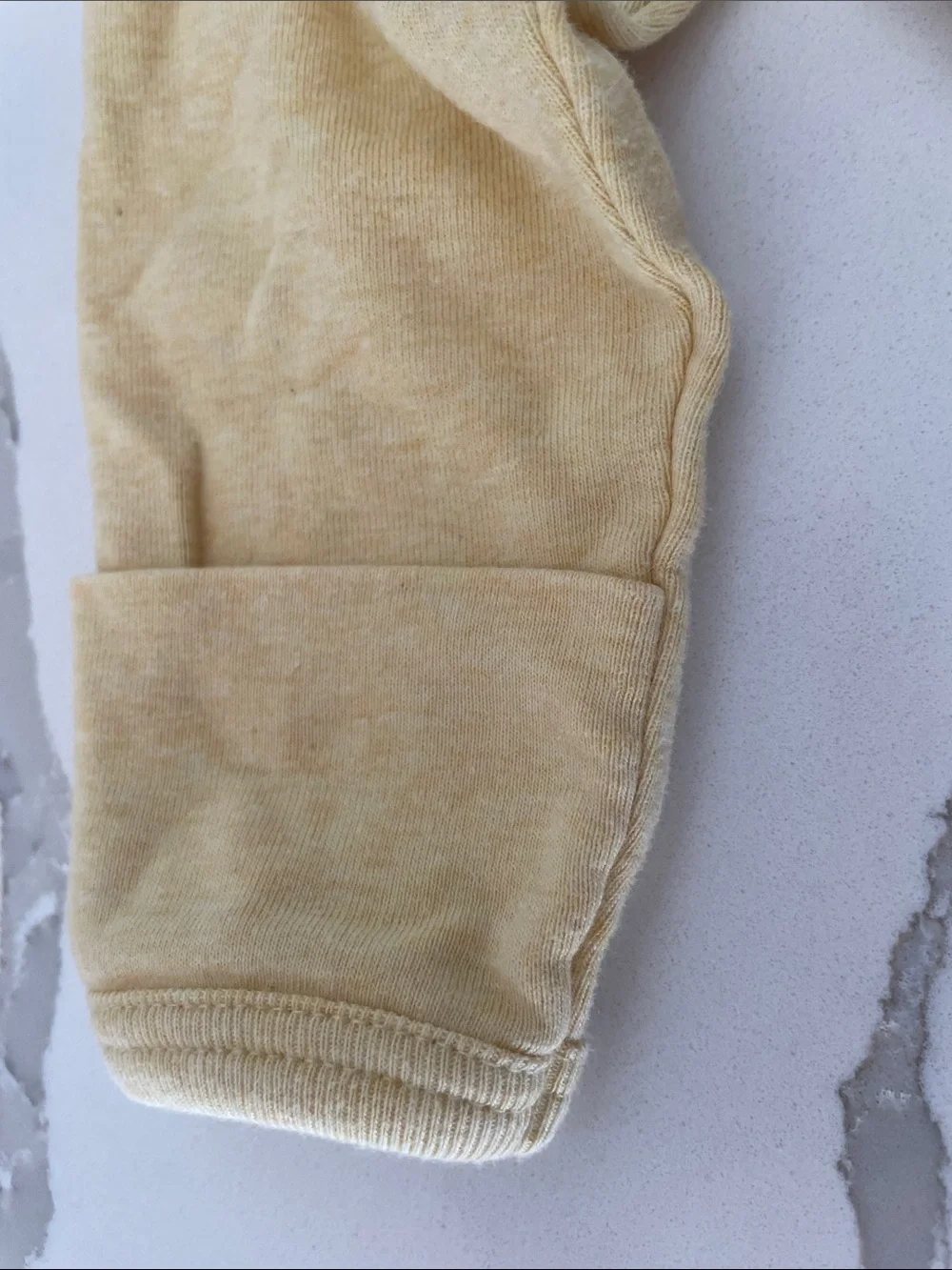 Burt's Bees Baby Yellow Gown and Giggle Gray Sleeper Sack Set with Bee Motif